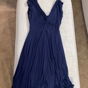 BCBG blue flowy dress